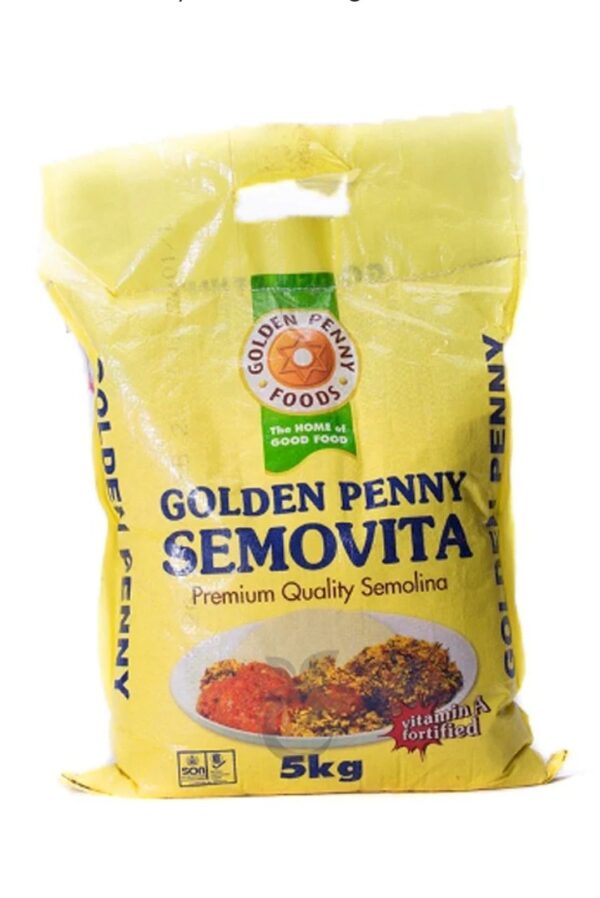 5kg Golden Penny Semovita.